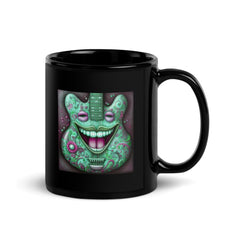 Crimson Canvas Black Glossy Mug - Beyond T-shirts