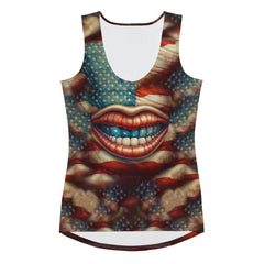 Crimson Canvas Sublimation Cut & Sew Tank Top - Beyond T-shirts