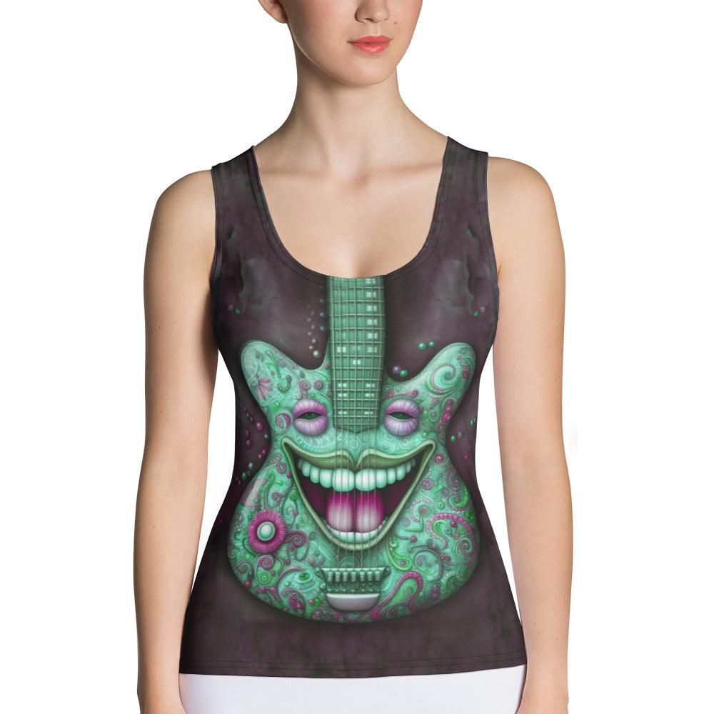 Crimson Canvas Sublimation Cut & Sew Tank Top - Beyond T-shirts