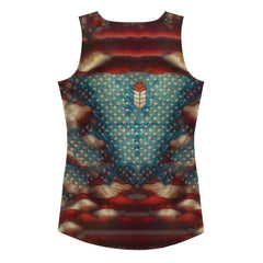 Crimson Canvas Sublimation Cut & Sew Tank Top - Beyond T-shirts