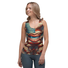 Crimson Canvas Sublimation Cut & Sew Tank Top - Beyond T-shirts