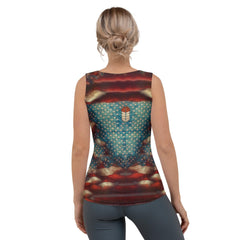 Crimson Canvas Sublimation Cut & Sew Tank Top - Beyond T-shirts