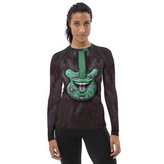 Crimson Canvas Women's Rash Guard - Beyond T-shirts