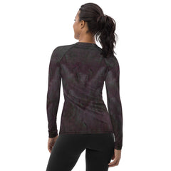 Crimson Canvas Women's Rash Guard - Beyond T-shirts