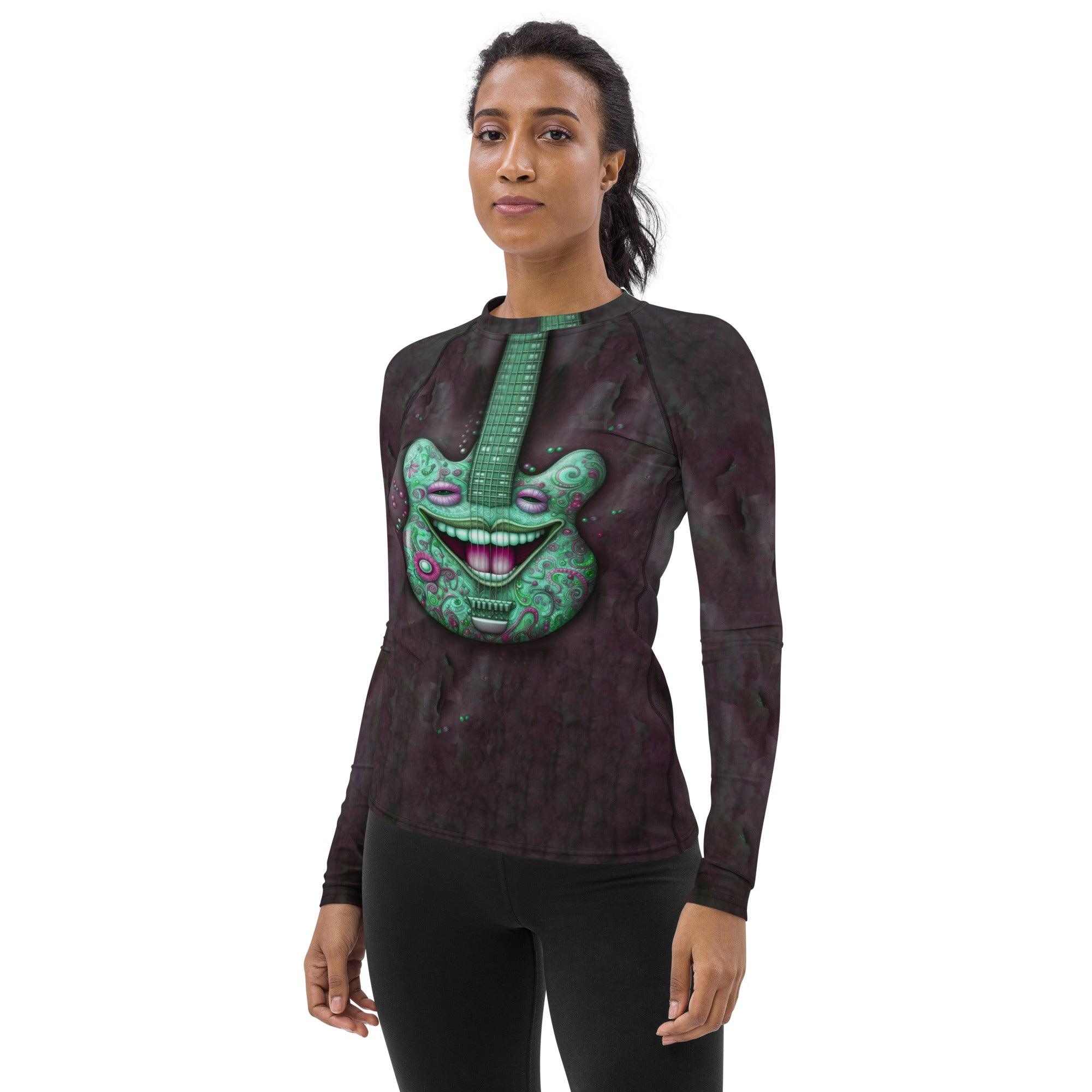 Crimson Canvas Women's Rash Guard - Beyond T-shirts