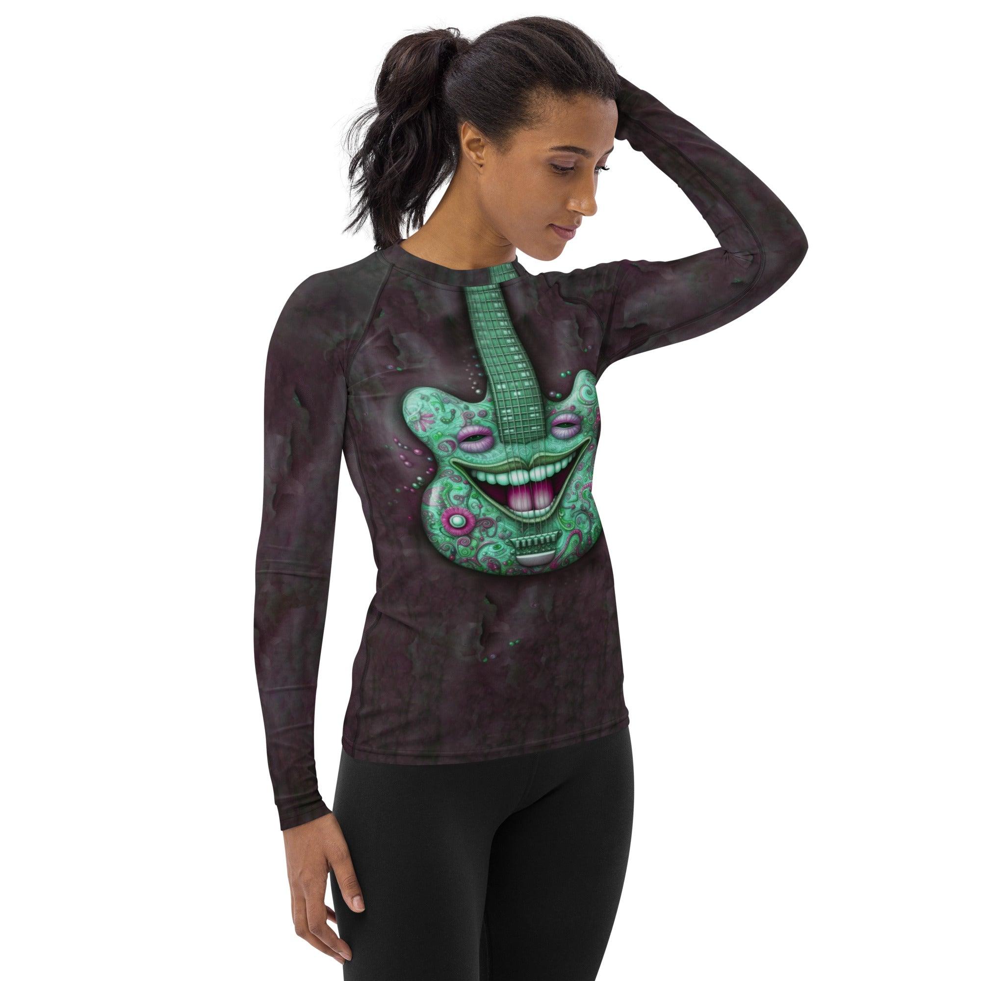 Crimson Canvas Women's Rash Guard - Beyond T-shirts