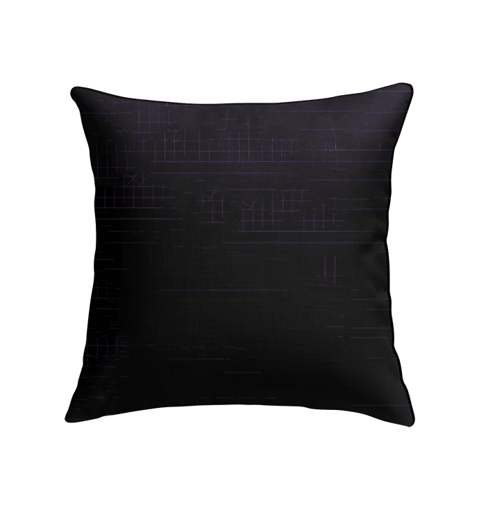Decorative pillow featuring elegant dancer silhouette