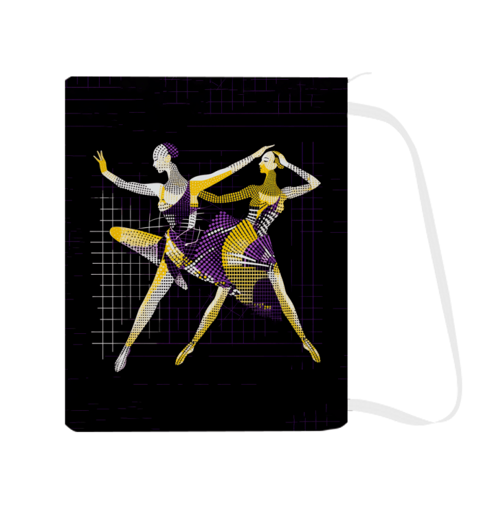 Dazzling Feminine Dance Form Laundry Bag - Beyond T-shirts