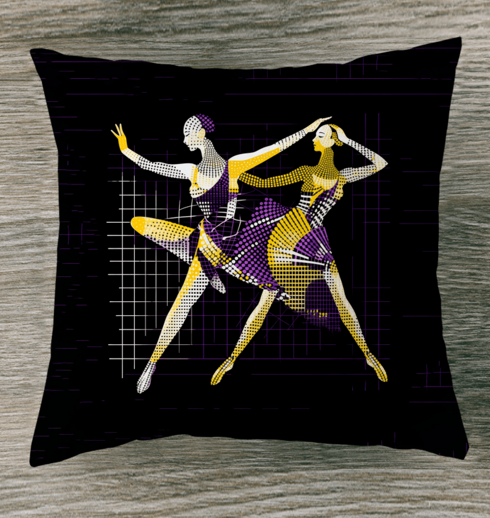 Dazzling Feminine Dance Form Outdoor Pillow - Beyond T-shirts