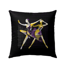 Dazzling Feminine Dance Form Outdoor Pillow - Beyond T-shirts