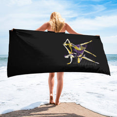 Stylish and dazzling dance-inspired towel, perfect for adding a touch of elegance to any bathroom.