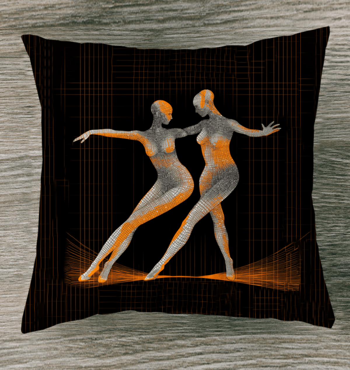 Dazzling Women s Dance Attire Outdoor Pillow - Beyond T-shirts