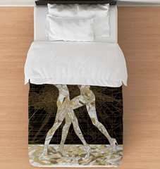 Elegant Delightful Balletic Attire Duvet Cover for a Sophisticated Bedroom.