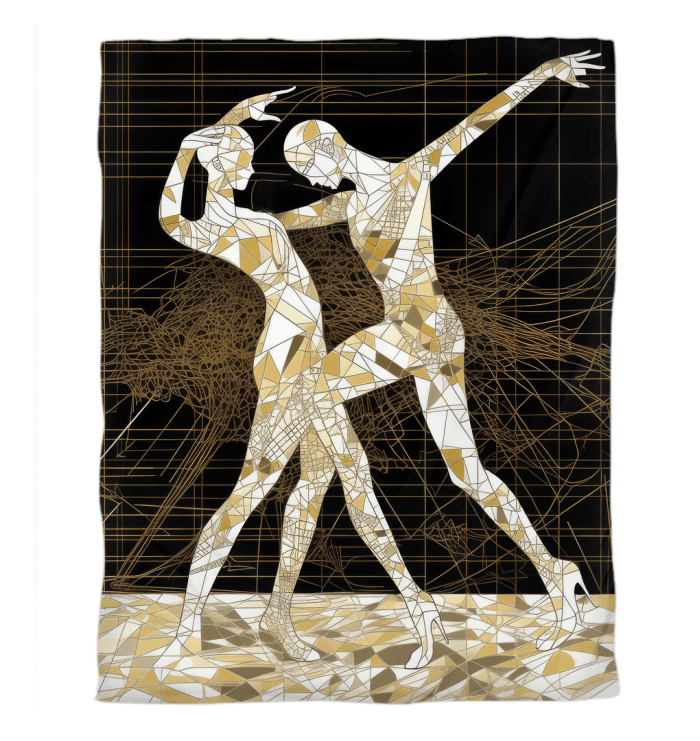 Premium Quality Balletic Attire Themed Duvet Cover - Transform Your Bedding.