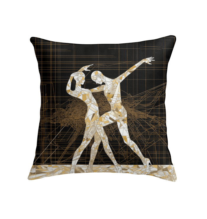 Stylish and Comfortable Balletic Attire Decorative Pillow in a modern home setting