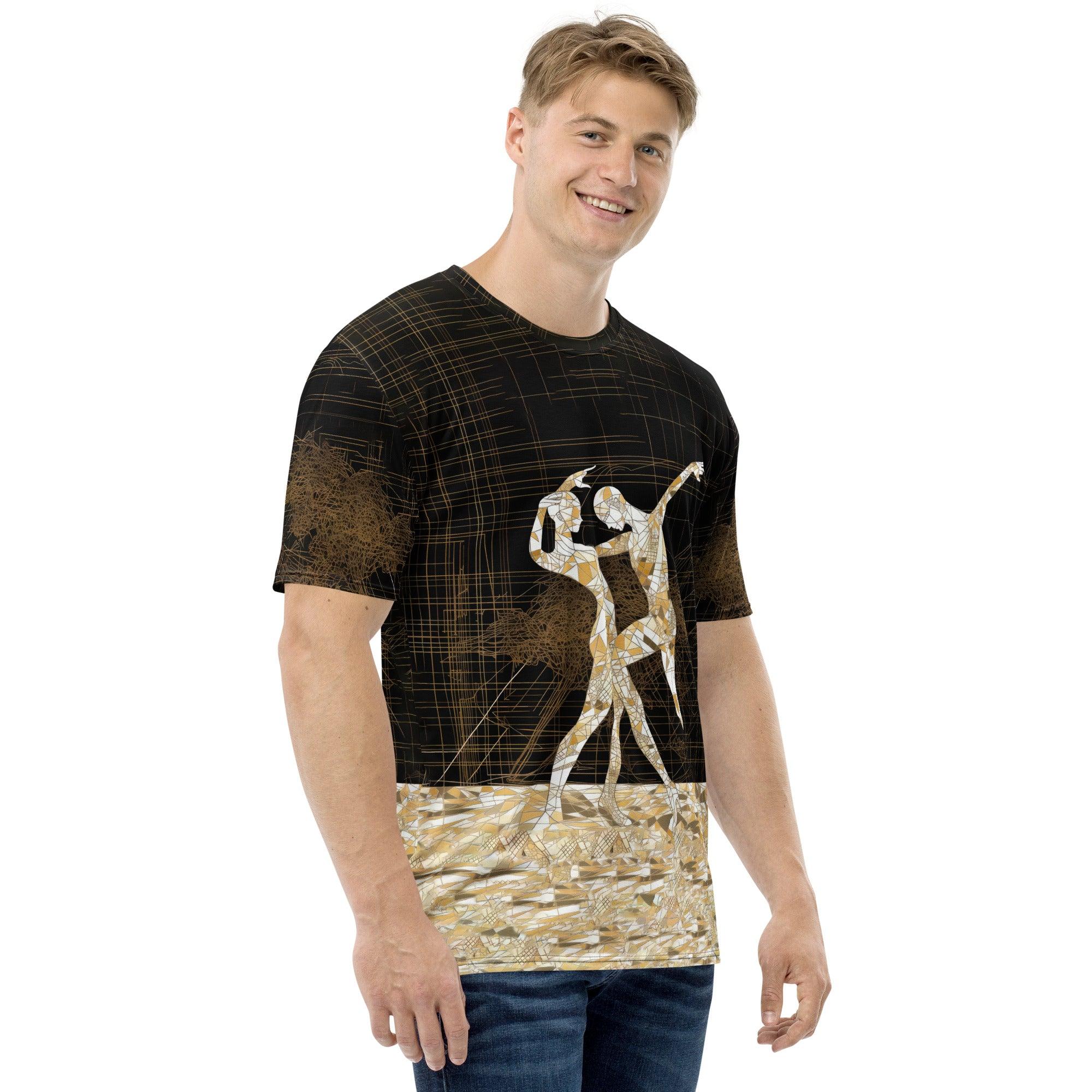 Sophisticated and comfortable men's balletic attire t-shirt for a polished look.