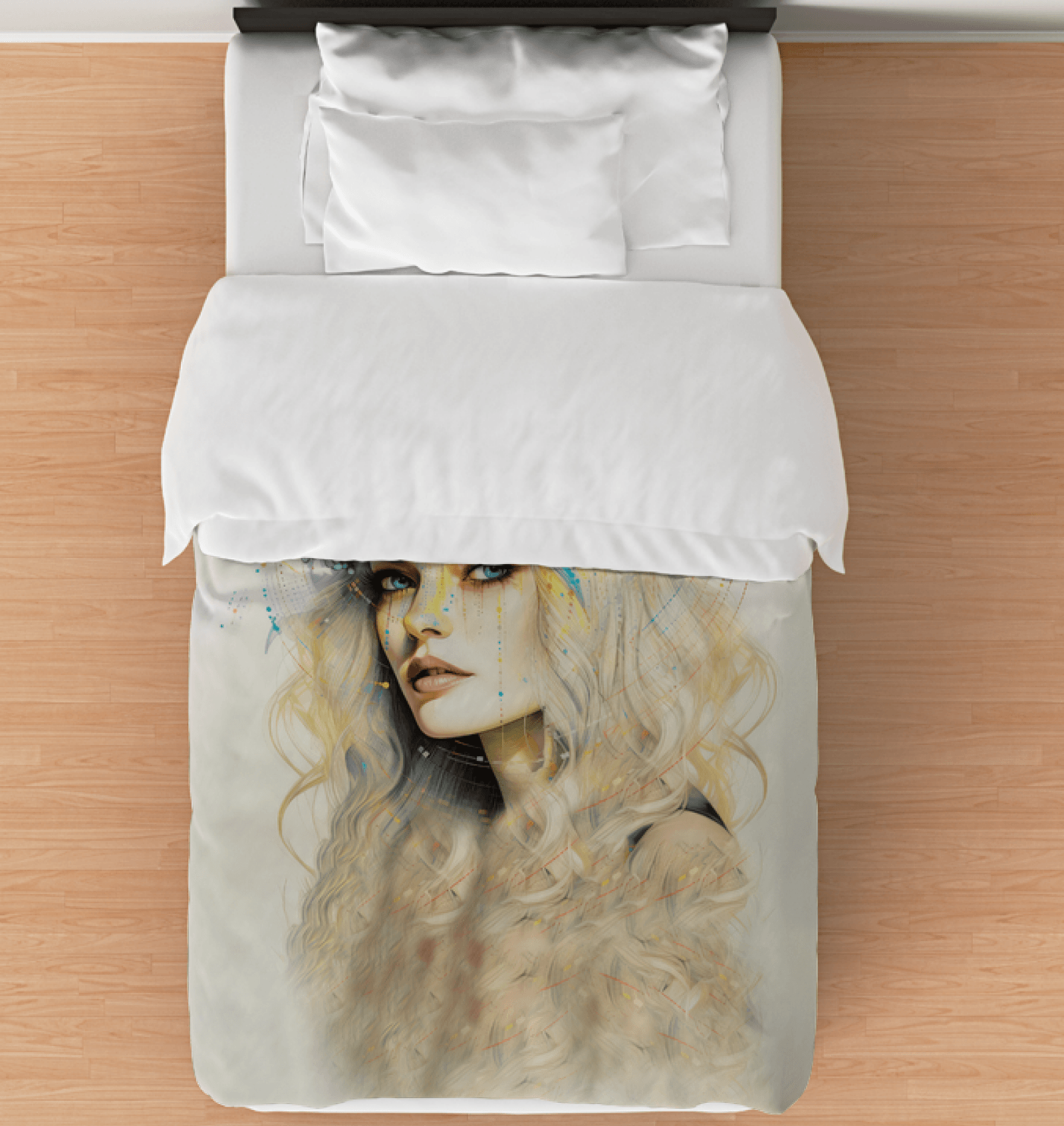 Playful Doodle Design Duvet Cover - Home Interior Upgrade