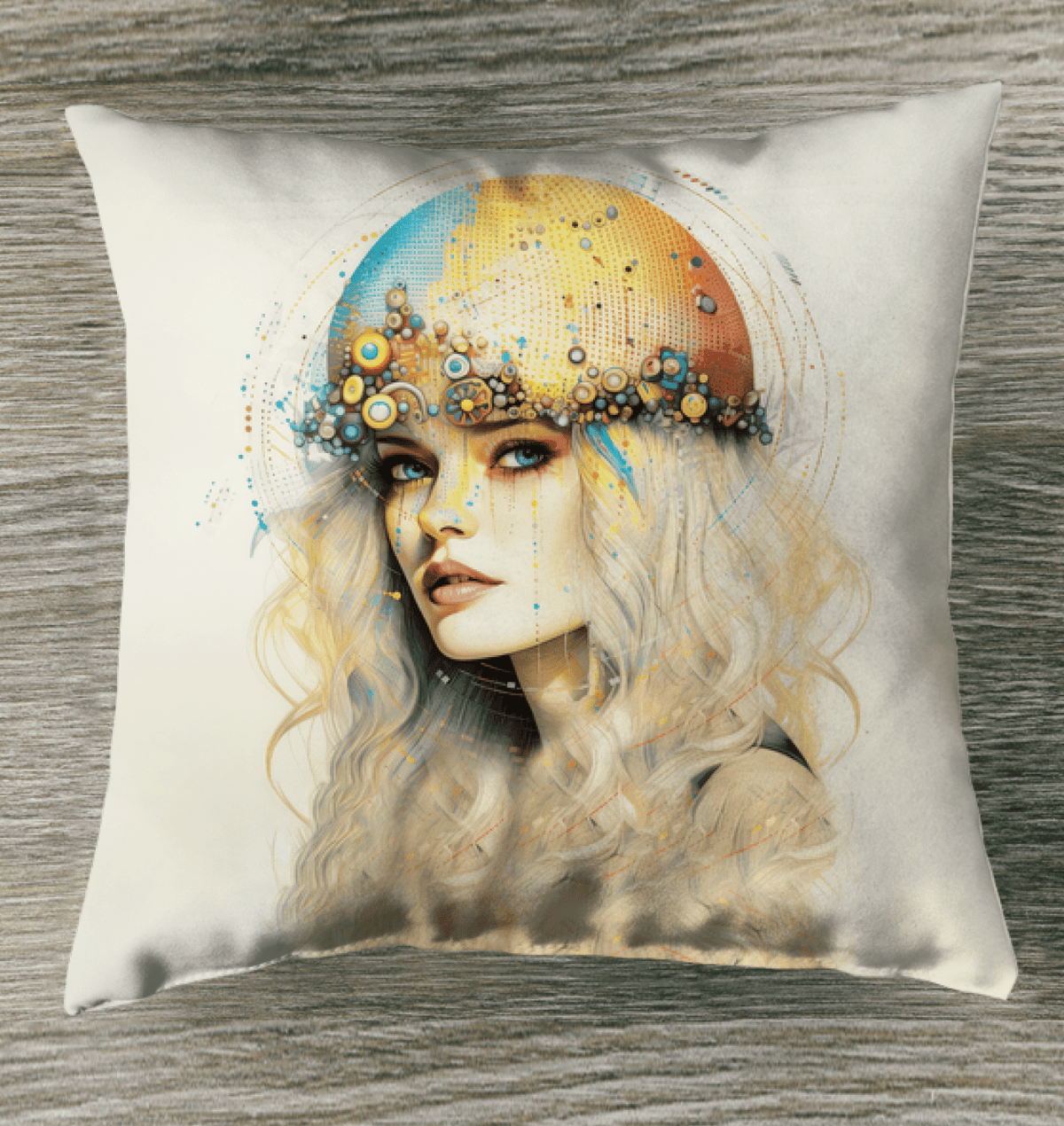 Cozy Home Décor Accent - Doodle Days Pillow