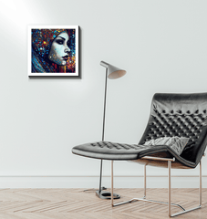 Doodle Daze III wrapped canvas art piece in vibrant colors.