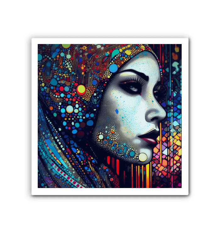 Abstract Doodle Daze III canvas print for contemporary home decor.