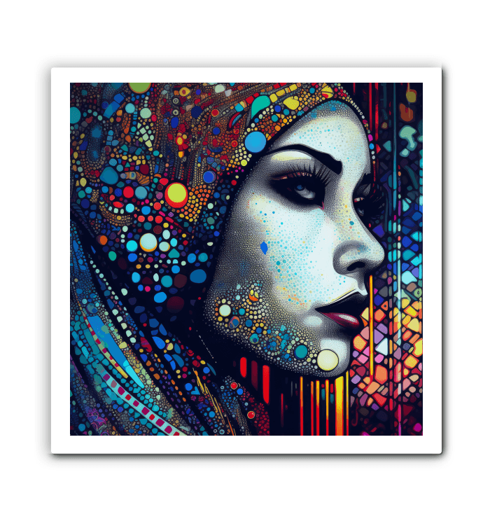 Colorful Doodle Daze III canvas wall art for living room enhancement.