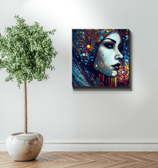 Doodle Daze III - a masterpiece of abstract canvas art.