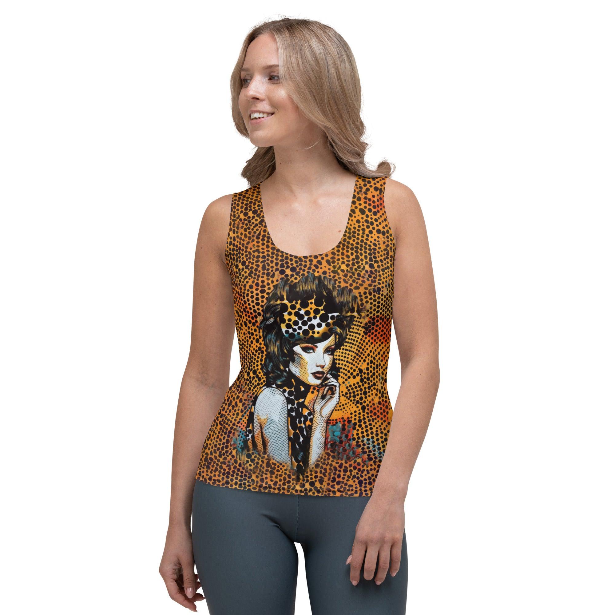 Doodle Domain Sublimation Tank Top - Front View.