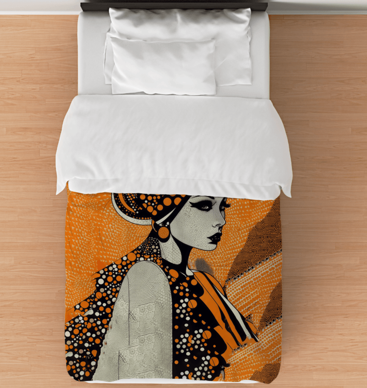 Doodle Dramas Duvet Cover - Colorful Bedroom Decor