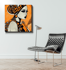 Hand-drawn doodles on high-quality wrapped canvas