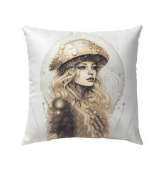 Doodle Dreams II Outdoor Pillow - Front View