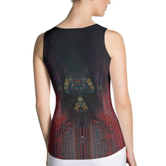 Doodle Dreams Sublimation Tank Top Back View.