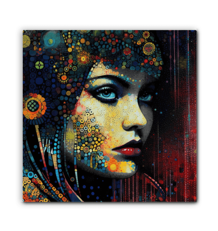 Creative and whimsical Doodle Dreams canvas art piece.