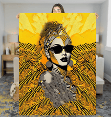 Doodle Dreamscape Sherpa Blanket - Beyond T-shirts