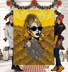 Doodle Dreamscape Sherpa Blanket - Beyond T-shirts