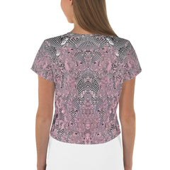 Doodle Dynamics All-Over Print Crop Tee - Beyond T-shirts