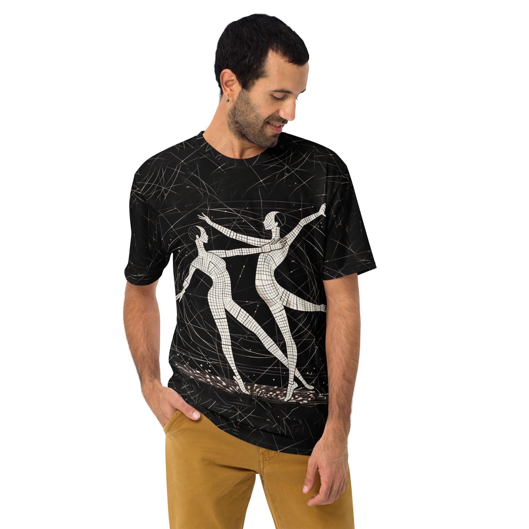 Elegant Dramatic Balletic Style T-shirt for Men