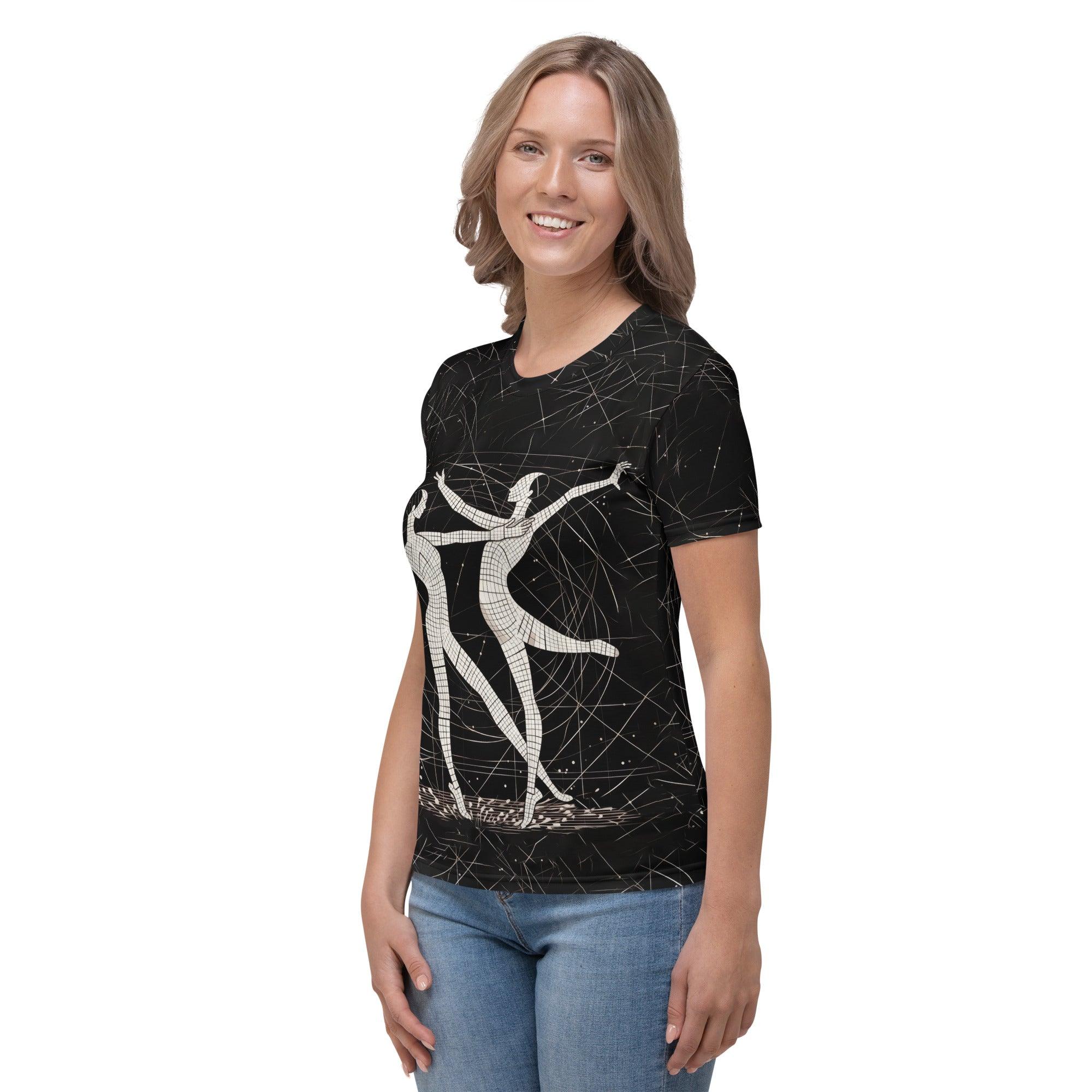 Versatile dramatic balletic style t-shirt for women, ideal for casual or dressy looks.