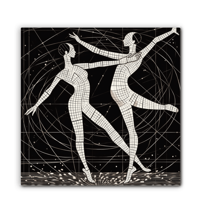Graceful Ballet Dancer Canvas Print