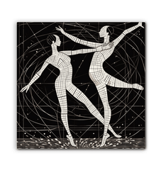 Graceful Ballet Dancer Canvas Print