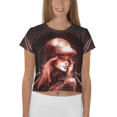 Drawing Delight II All-Over Print Crop Tee - Beyond T-shirts