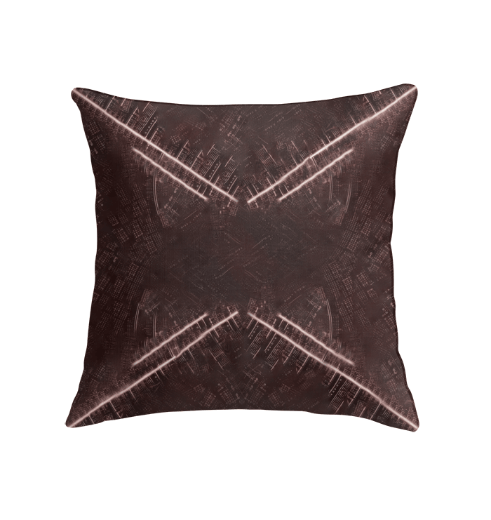 Artistic Indoor Pillow with Colorful Design