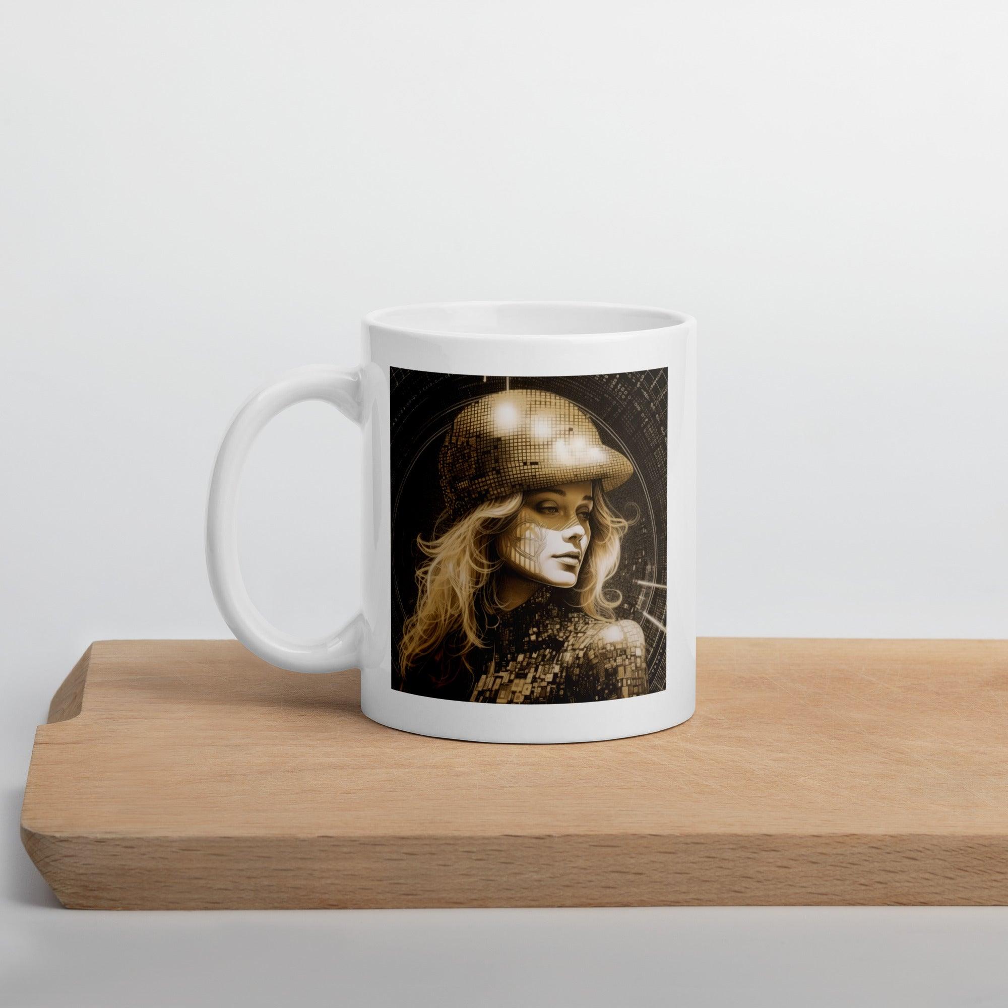 Elegant Ceramic Mug with Glossy Finish