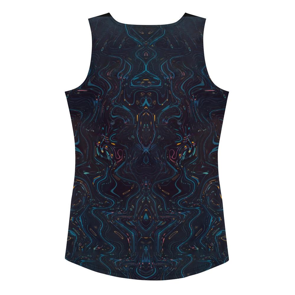 Unique Pattern Sleeveless Top.