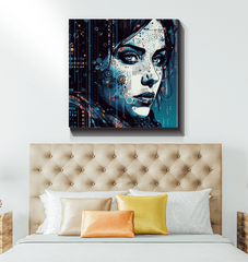 Inspirational Drawing Delight wrapped canvas, ideal for art collectors and enthusiasts.