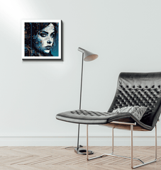 Artistic Drawing Delight wrapped canvas, blending seamlessly with contemporary interiors.