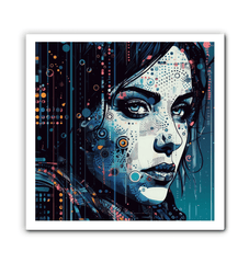 Drawing Delight canvas piece, a masterpiece of intricate design and color.