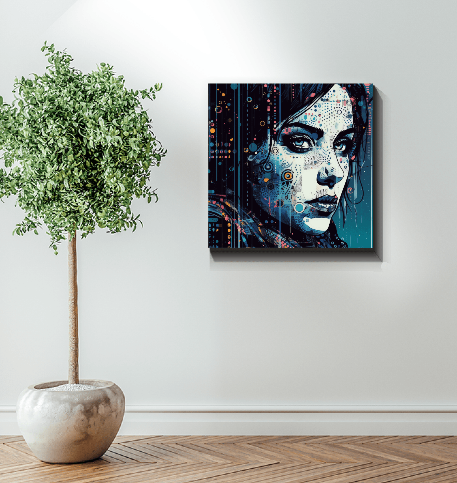 Drawing Delight canvas art, capturing the essence of creativity and inspiration.
