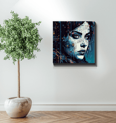 Drawing Delight canvas art, capturing the essence of creativity and inspiration.