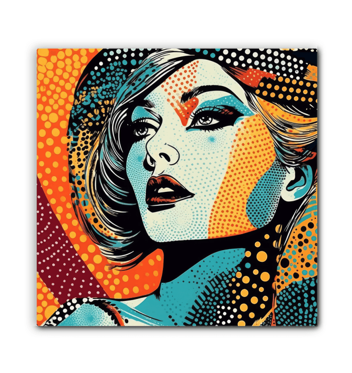 Drawing Design Canvas Artwork with Detailed Texture.