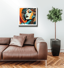 Handcrafted Drawing Design Art Canvas.